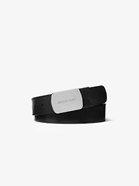 Ceinture réversible en cuir grainé