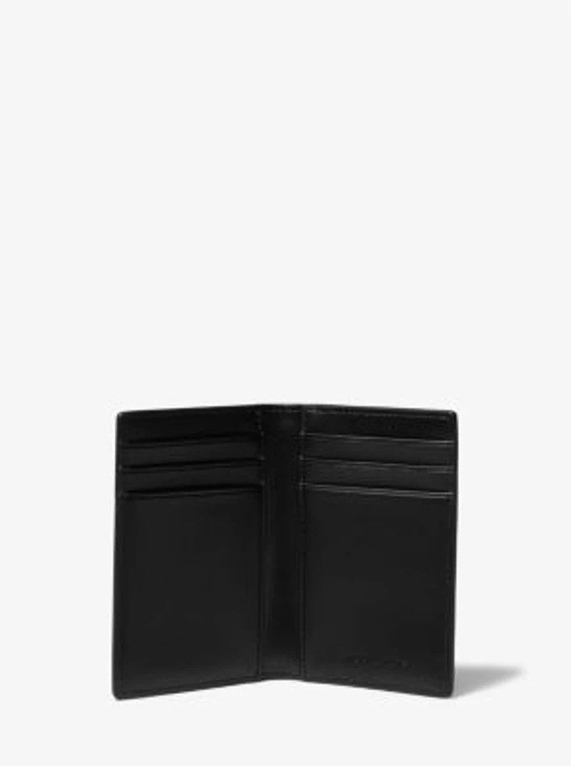 Porte-cartes Hudson à logo à deux rabats