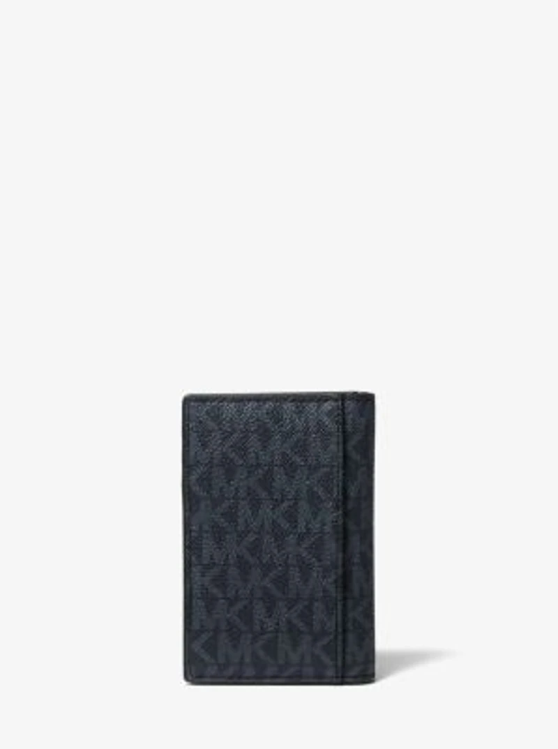 Porte-cartes Hudson à logo deux rabats