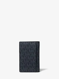 Porte-cartes Hudson à logo deux rabats