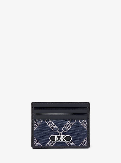 Porte-cartes Hudson en jacquard à logo empire