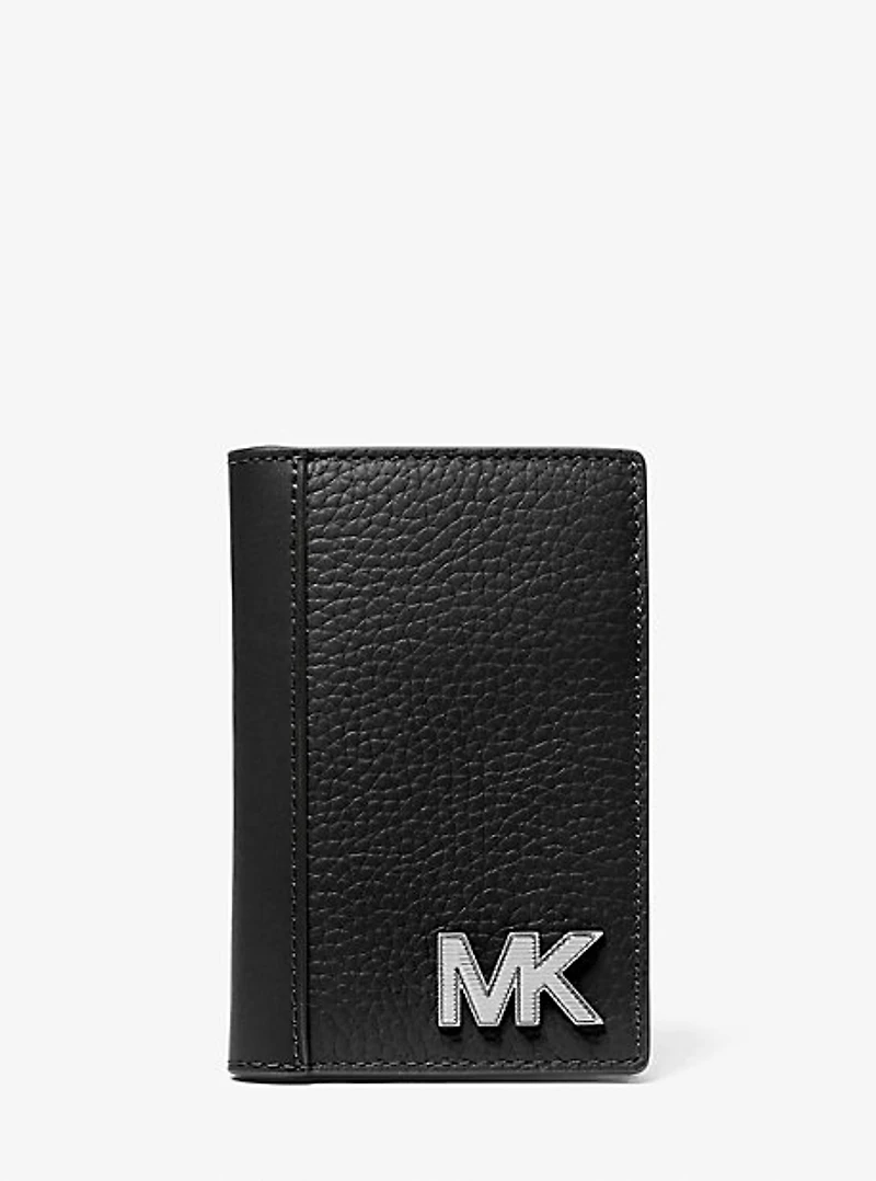 Hudson Pebbled Leather Card Case