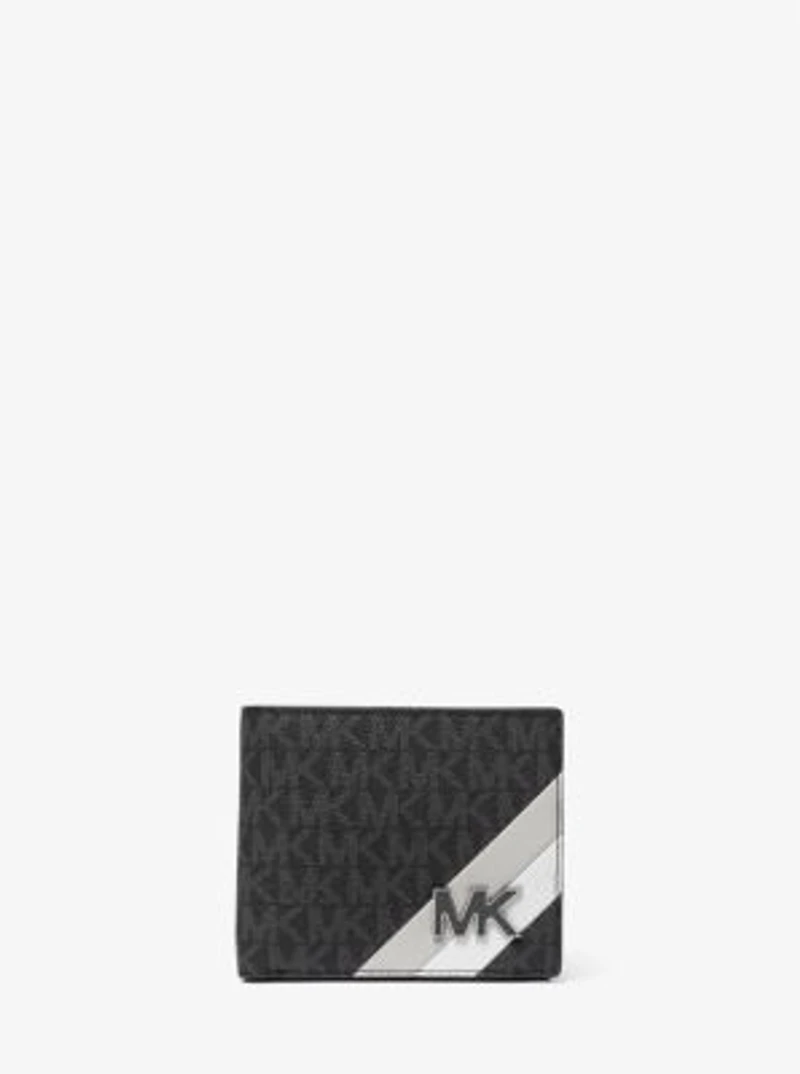 Hudson Logo Stripe Billfold Wallet