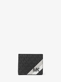 Hudson Logo Stripe Billfold Wallet