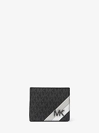Hudson Logo Stripe Billfold Wallet