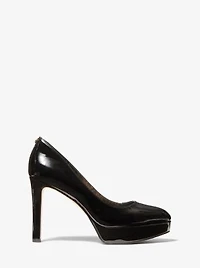 Chantal Faux Patent Leather Platform Pump