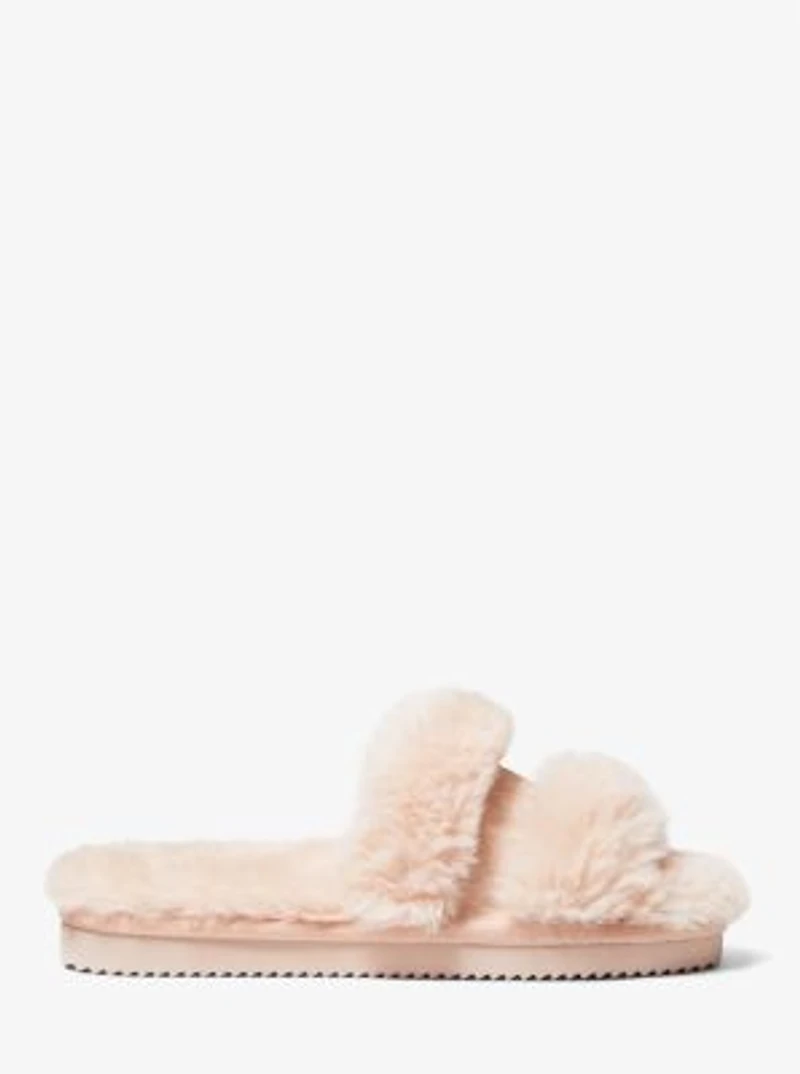 Scarlett Faux Fur Slide Sandal
