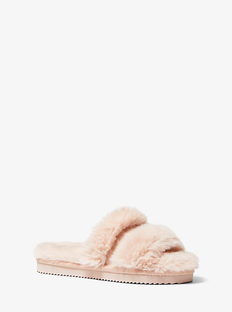 Scarlett Faux Fur Slide Sandal