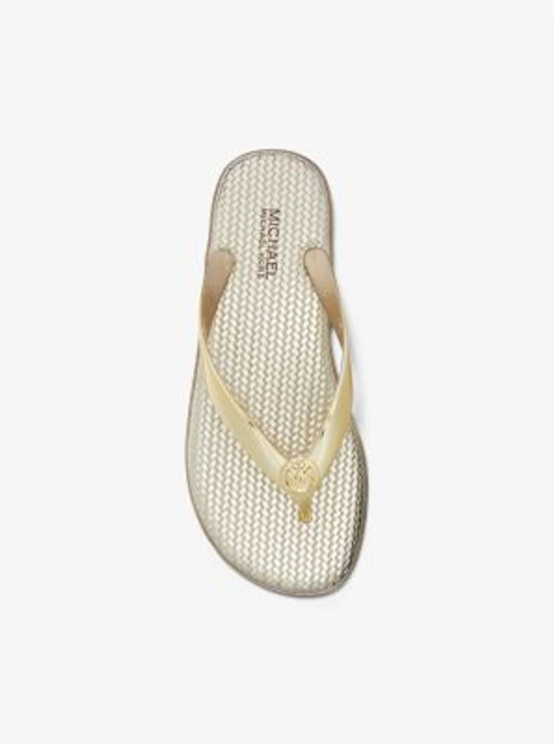 Jet Set Metallic PVC Flip-Flop
