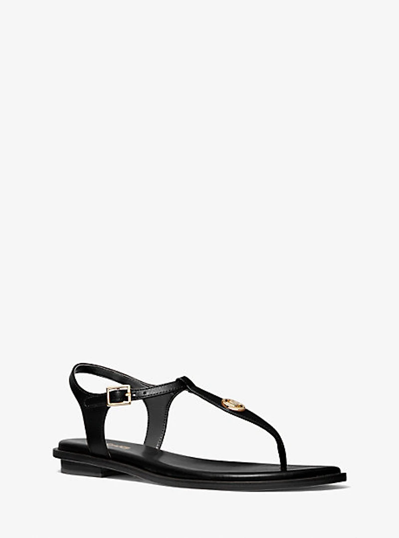 Mallory Leather T-Strap Sandal