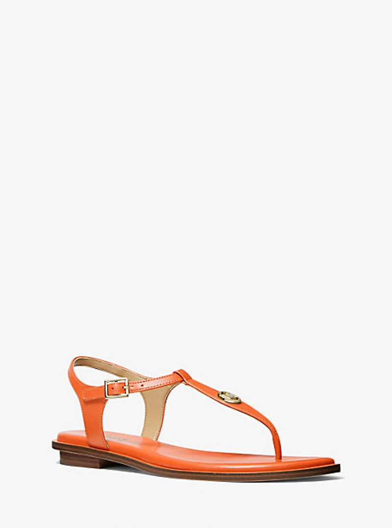Mallory Leather T-Strap Sandal