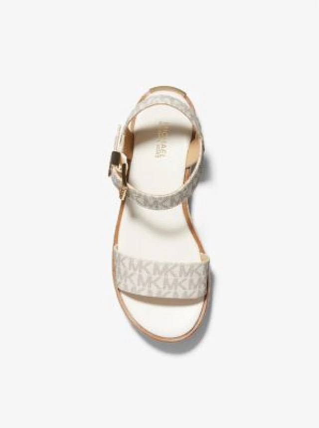 Michael Kors Richie Logo Platform Espadrille Sandal Square One