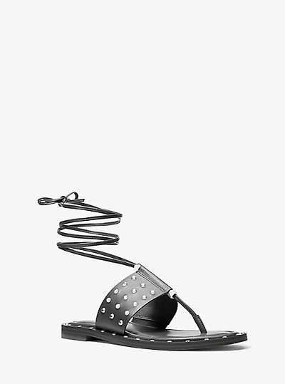Jagger Studded Leather Sandal