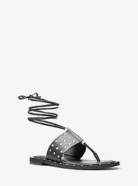 Jagger Studded Leather Sandal