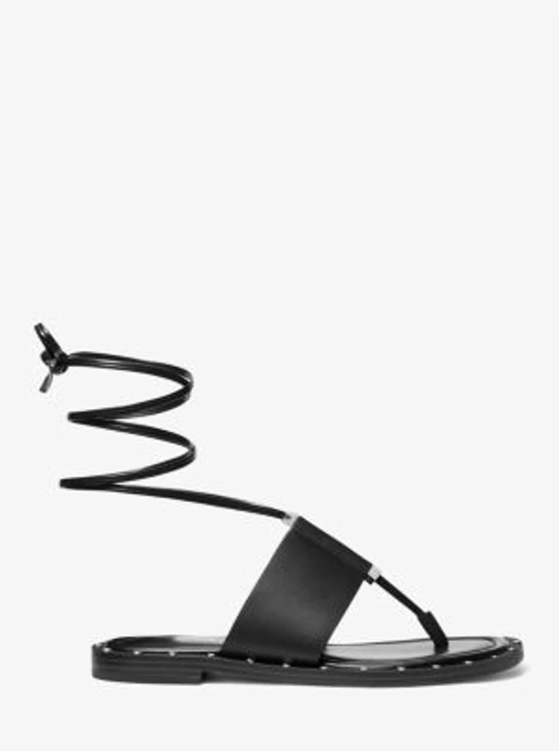 Jagger Leather Lace-Up Sandal