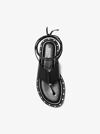Jagger Leather Lace-Up Sandal