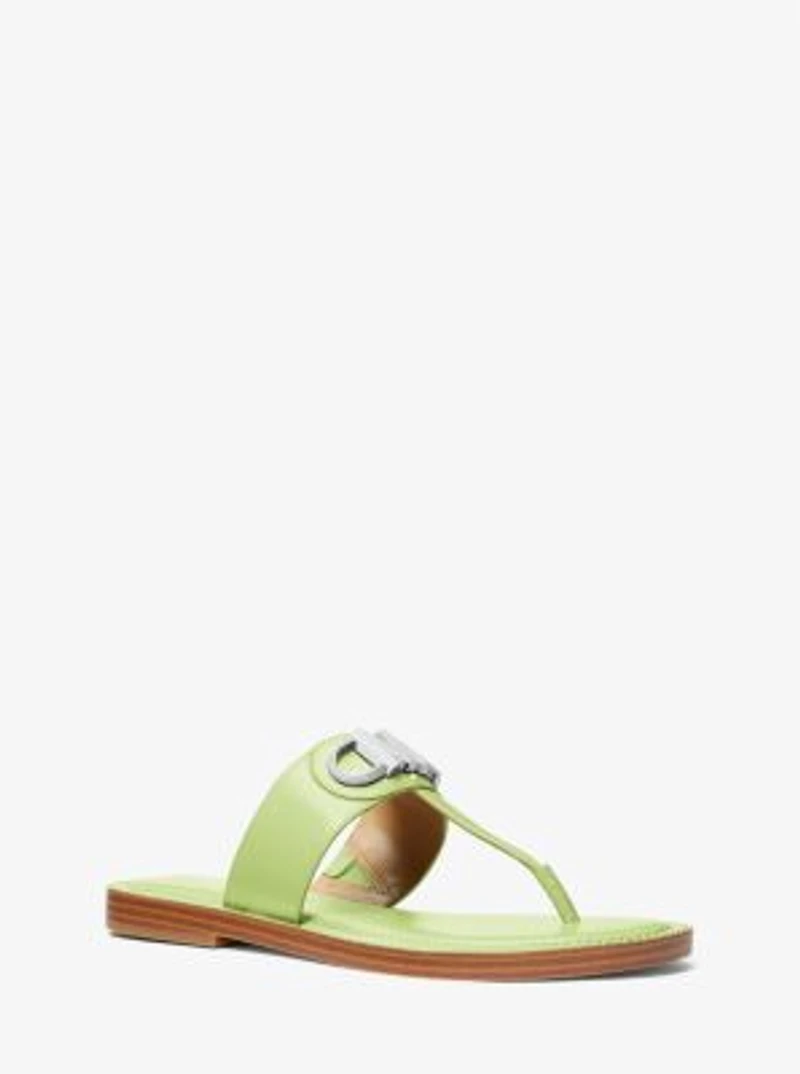 Parker Leather T-Strap Sandal