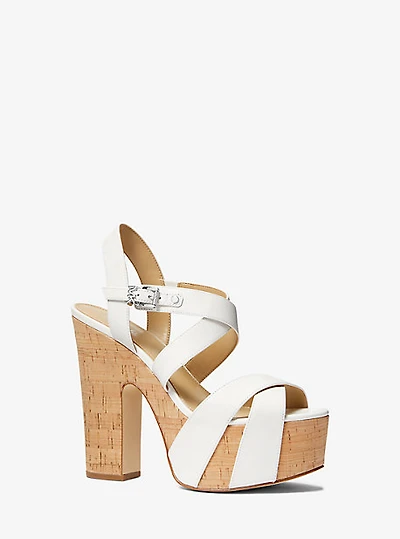 Suki Leather Platform Sandal