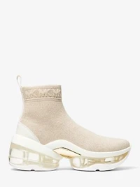 Olympia Extreme Metallic Stretch Knit Sock Sneaker