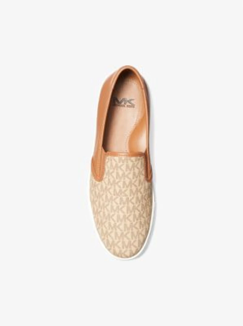Espadrille à enfiler Cal en toile à logo et en cuir