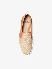 Espadrille à enfiler Cal en toile à logo et en cuir
