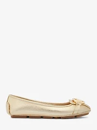 Fulton Metallic Leather Moccasin