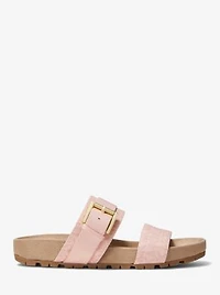 Sandale Mylah en cuir et à logo