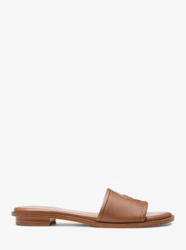 Michael Kors Deanna Cutout Leather Slide Sandal Yorkdale Mall