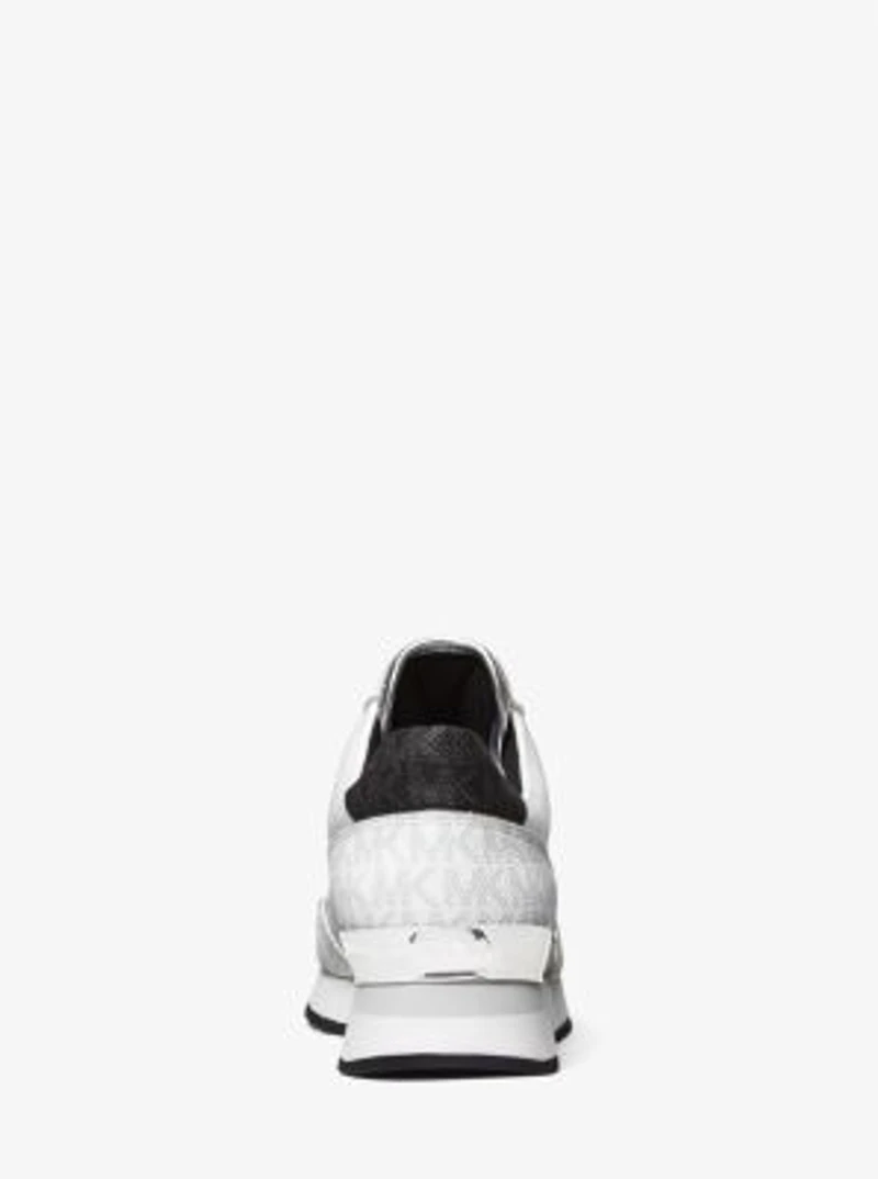 Maddy Two-Tone Logo Trainer