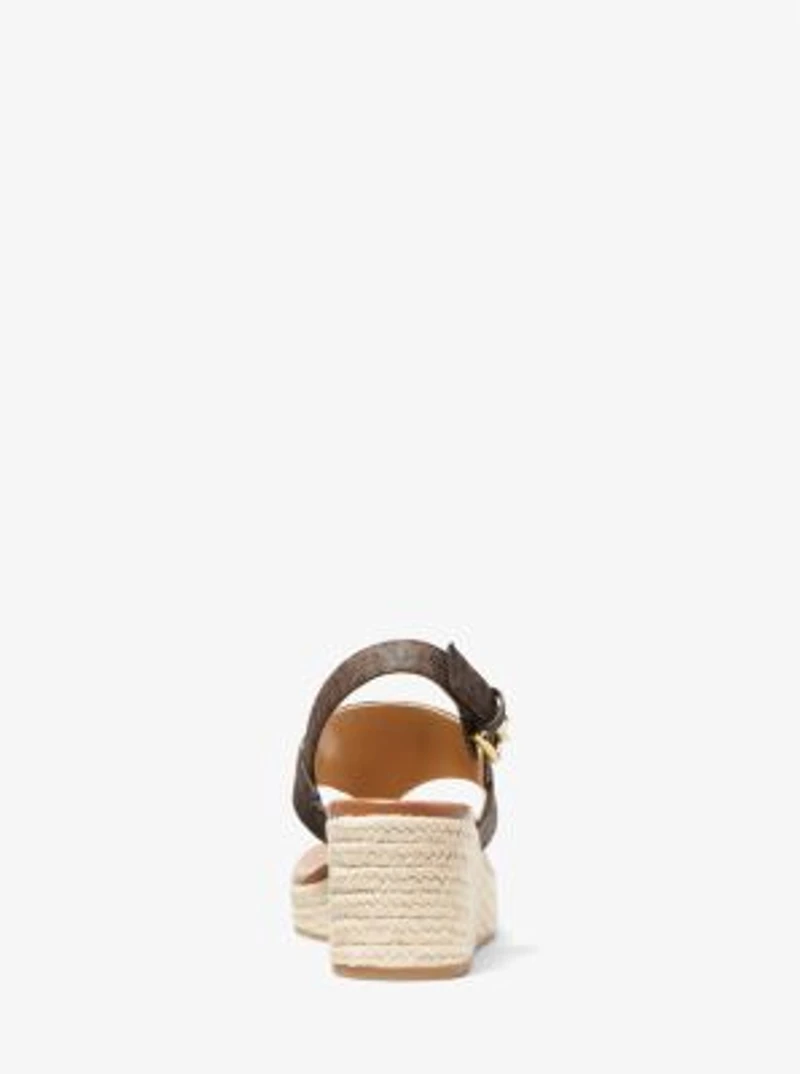 Camila Logo Wedge Sandal