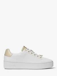 Poppy Two-Tone Faux Leather Sneaker