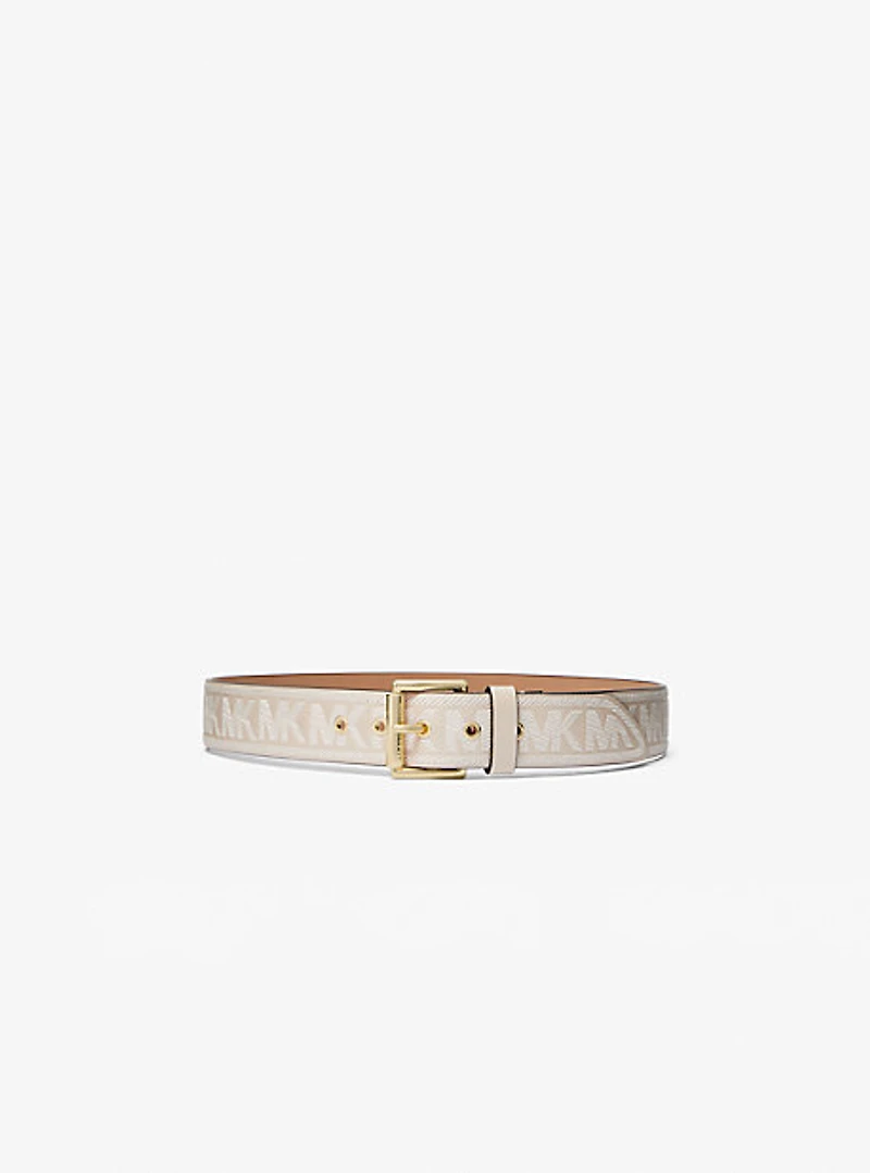 Embroidered Leather Belt