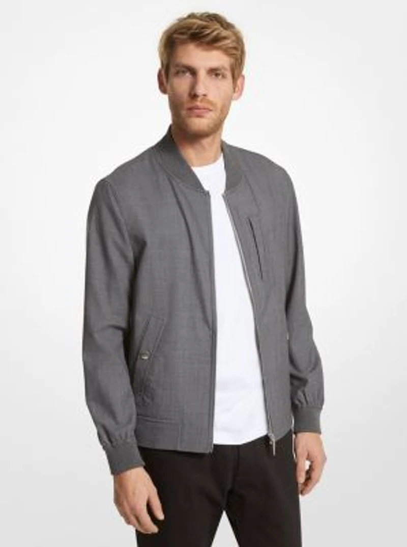 Veste daviateur en laine extensible