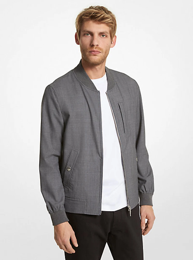 Veste daviateur en laine extensible