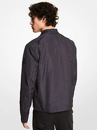 Logo Print Ciré Track Jacket