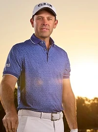 Printed Stretch Golf Shirt