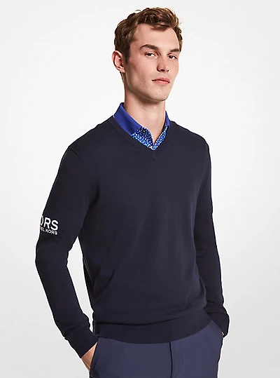 Chandail de golf en laine mérinos