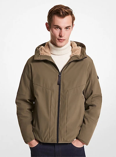 Pompano Nylon Sherpa-Lined Jacket