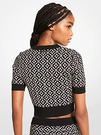 Logo Jacquard Top