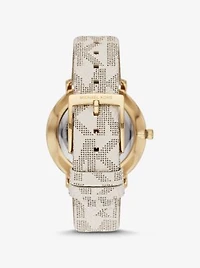 Montre Pyper dorée à logo
