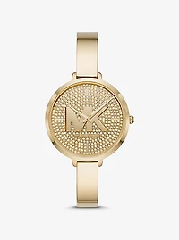 Charley Pavé Gold-Tone Watch