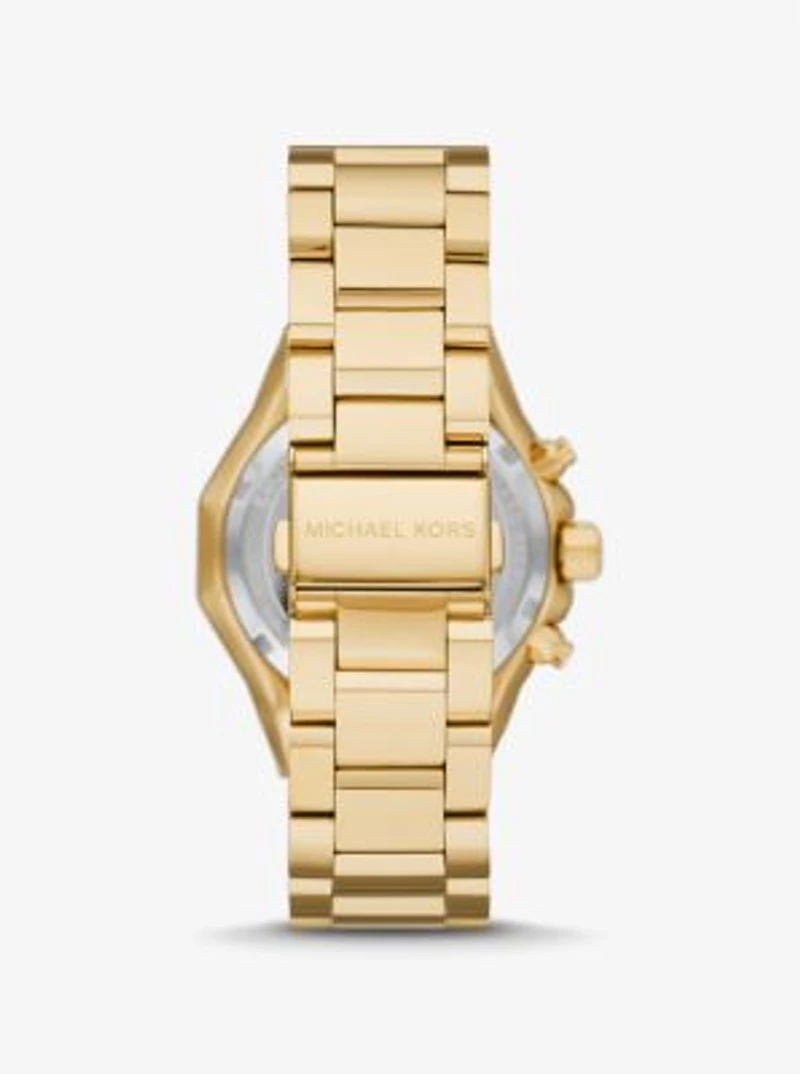 Montre Raquel surdimensionnée dorée