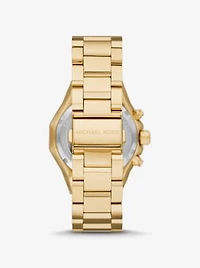 Montre Raquel surdimensionnée dorée