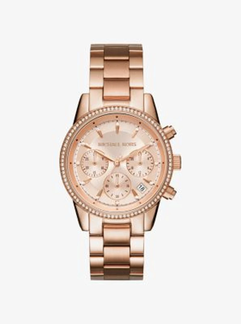 Montre Ritz de ton or rose