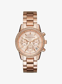 Montre Ritz de ton or rose