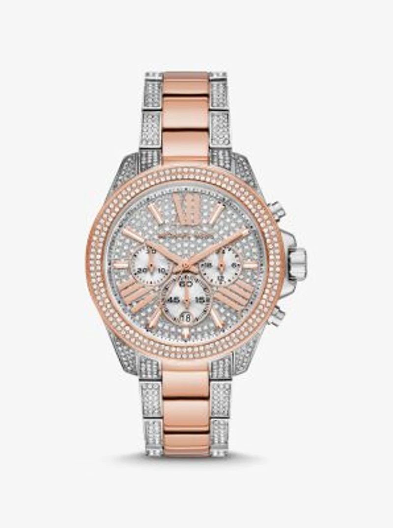 Wren Pavé Two-Tone Watch