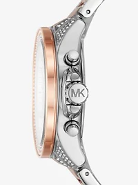 Wren Pavé Two-Tone Watch