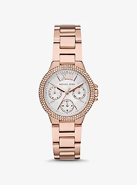 Mini Camille Pavé Rose Gold-Tone Watch