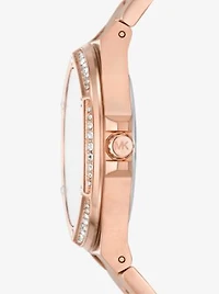 Lennox Pavé Rose Gold-Tone Watch