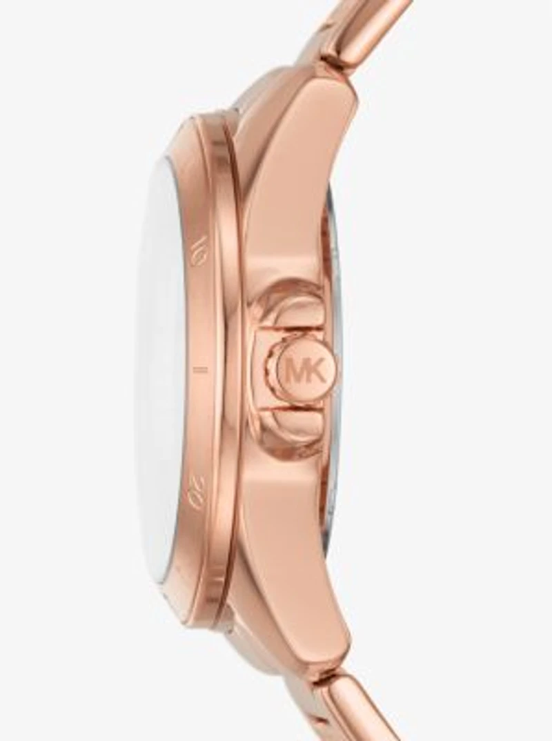 Mini Alek Pavé Rose Gold-Tone Watch